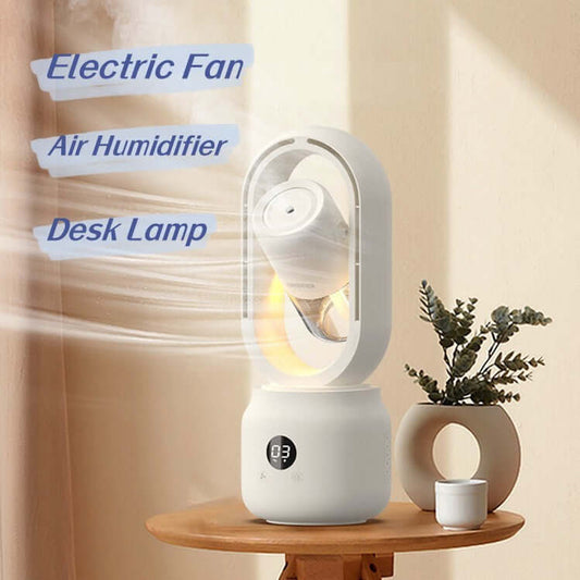 Summer Mist Electric Fan – USB Portable & Bladeless