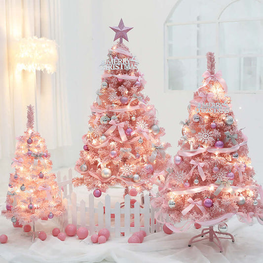 Pink Christmas Tree Decorations
