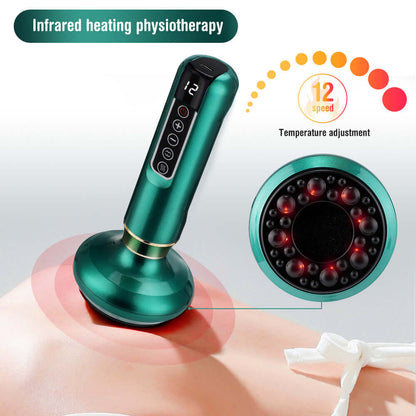 Electric Cupping Device with heating and massage functions