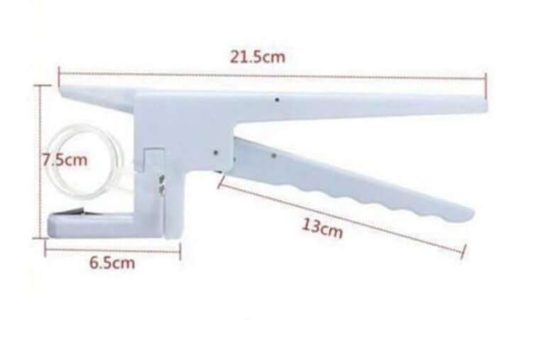 Handheld plastic egg cracker tool design for easy egg breaking and separator use in kitchen gadgets.