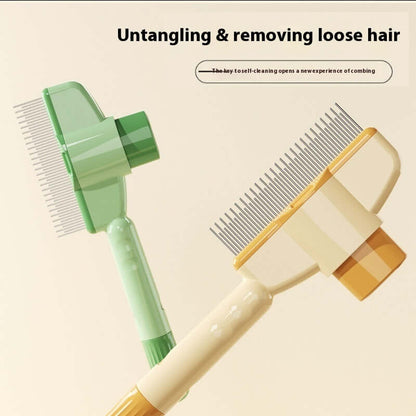 Professional Pet Comb For Dogs And Cats With Release Button