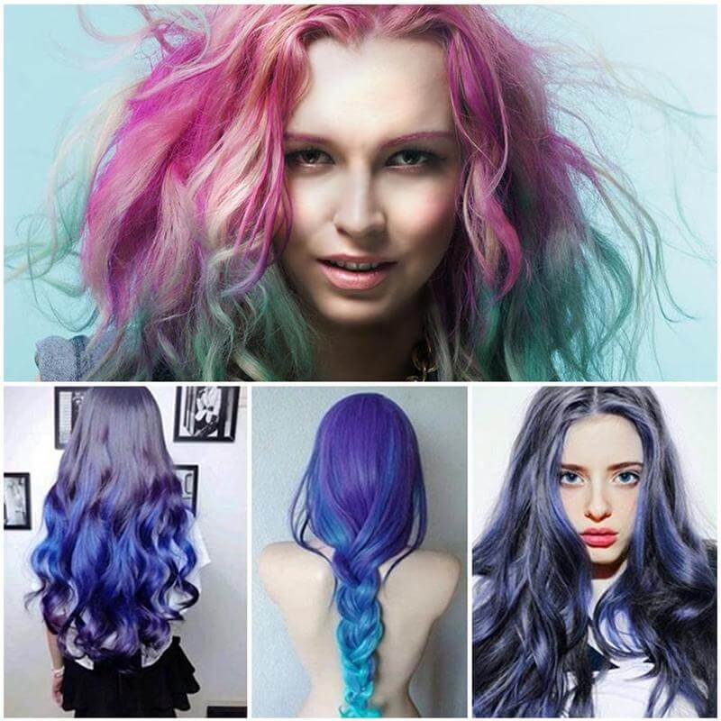 Hair Color Dyeing Temporary Mini Disposable Crayons 