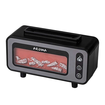 Ultrasonic Flame Humidifier 200ml Simulated Fireplace