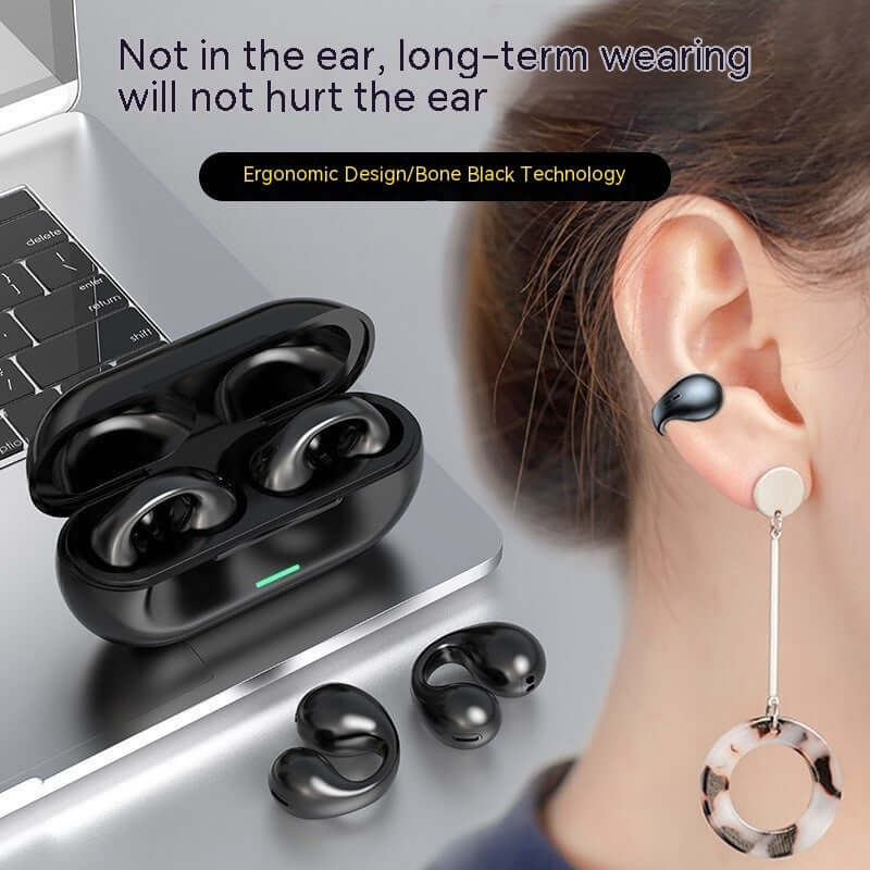 Latest Wireless Ear Clip Bluetooth Headset 