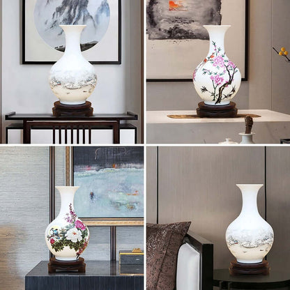 Jingdezhen Ceramics Neo Chinese Style Vase Ornaments