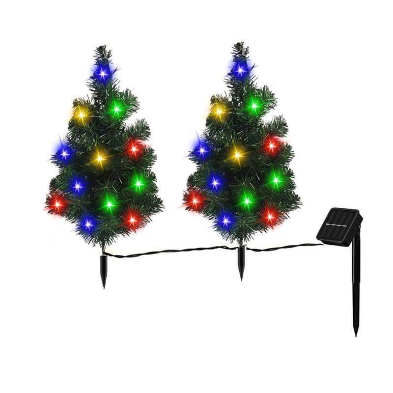 Waterproof solar Christmas lights for backyard