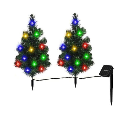 Waterproof solar Christmas lights for backyard