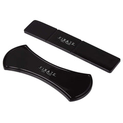 Multifunctional gel pads in black, 2 pack, portable and reusable for phone and car mounting.