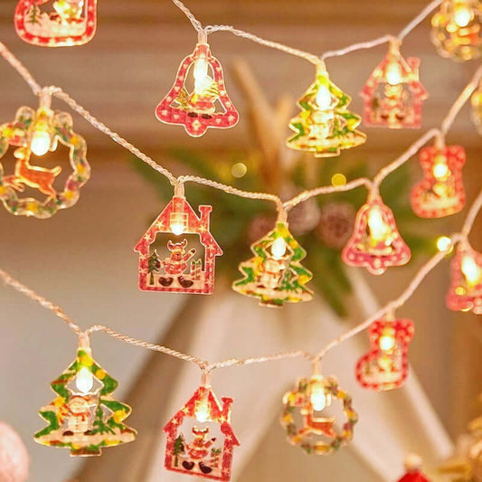 New LED Lighting Chain Christmas Tree Snowman Man Decoration