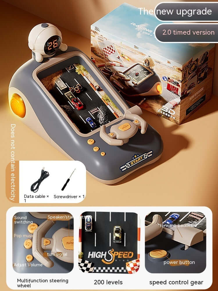 Children's Racing Car Adventure Steering Wheel Toy