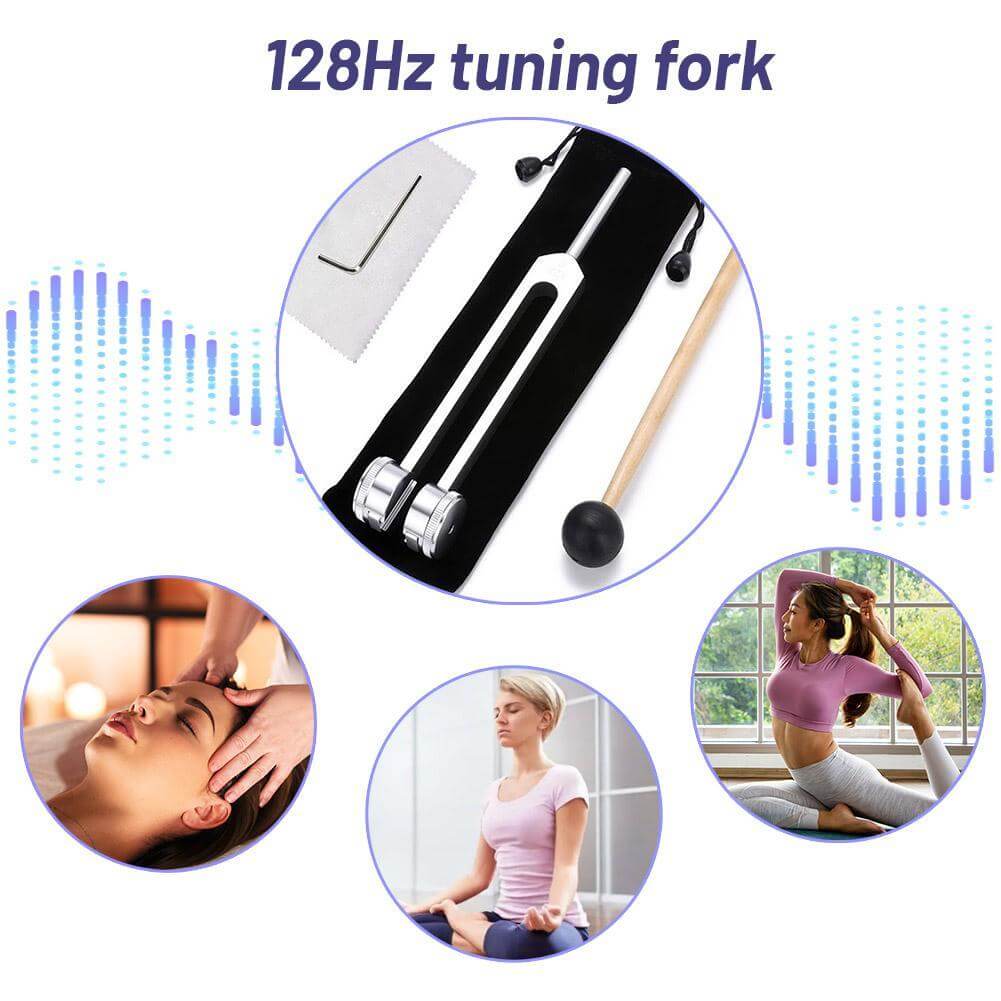 Therapy Tool Weighted Sound 128 Hz Tuning Fork 