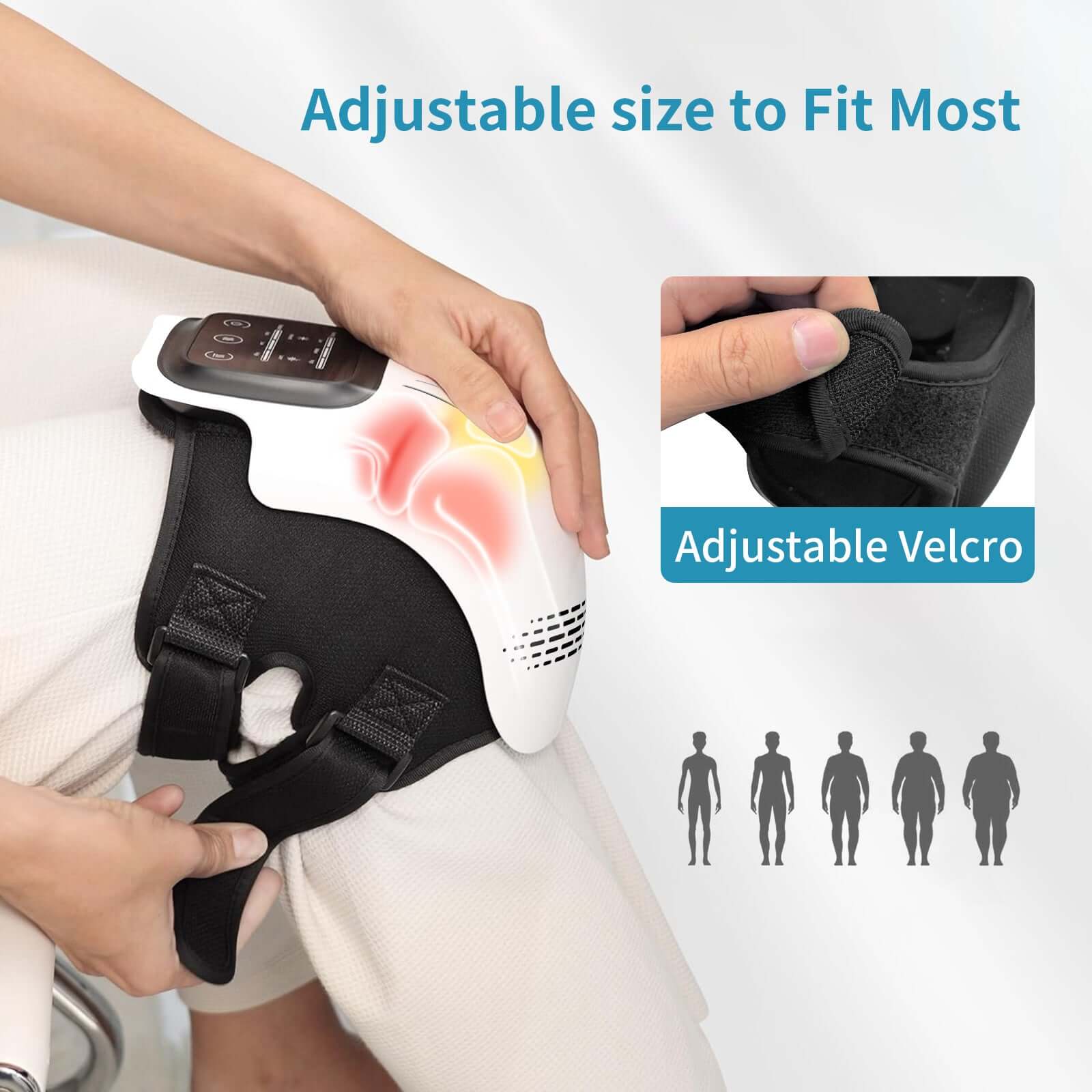 Wireless Rechargeable Knee Massager for Pain Relief