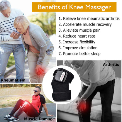 Electric Infrared Knee Massager with Heat & Vibration for Pain Relief