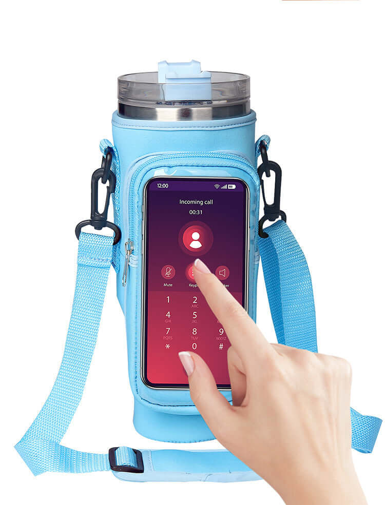 40oz Tumbler Sleeve with Phone Holder