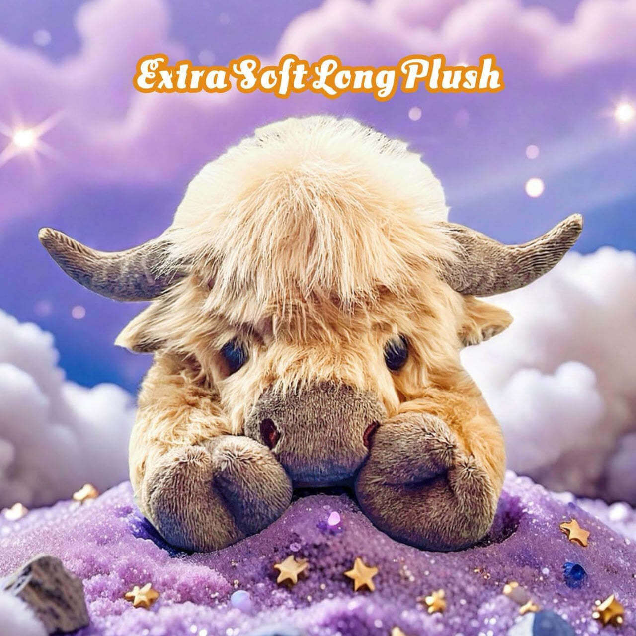 Highland Cow Plush Toy Creative Cartoon Household