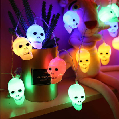 Halloween Decorations Light String Led Skeleton Lamp 
