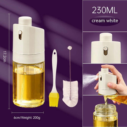 Press Oil Dispenser Cooking Oil Bottle