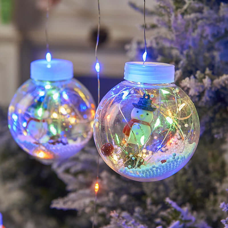 Christmas Led Wishing Ball String Lights Decorations