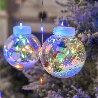 Christmas Led Wishing Ball String Lights Decorations