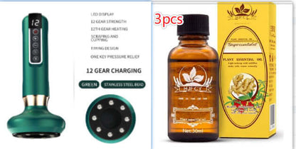 Electric Cupping Device with heating and massage functions