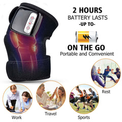 Electric Infrared Knee Massager with Heat & Vibration for Pain Relief
