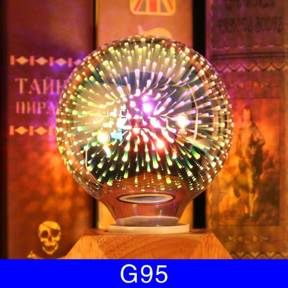 Christmas Lights Home Decorations 3D Fireworks Bulb 
