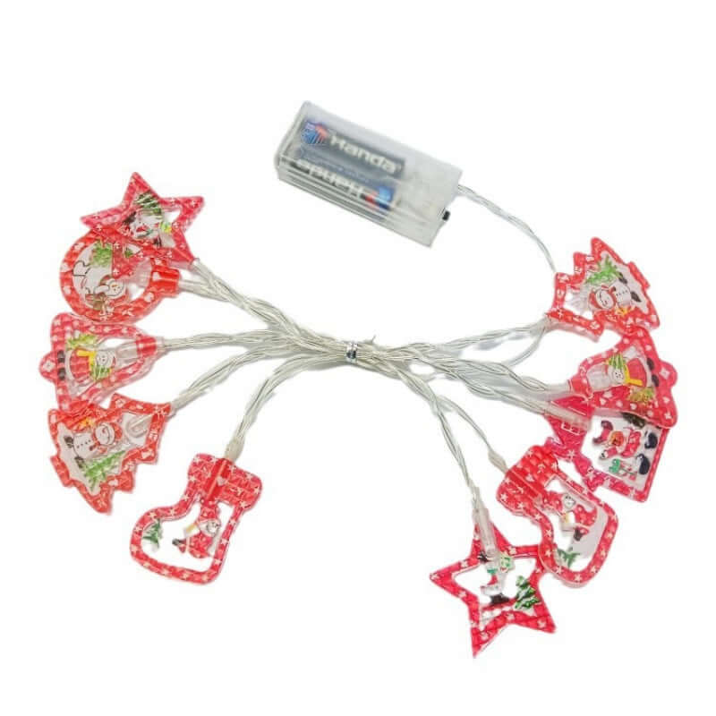 New LED Lighting Chain Christmas Tree Snowman Man Decoration