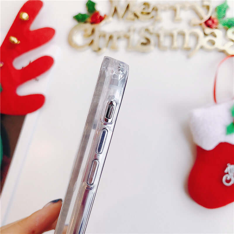 Mobile Cover Santa Claus Christmas Tree Quicksand Shell