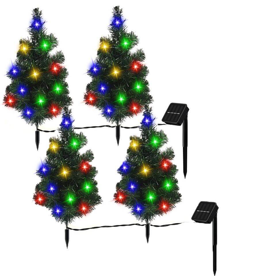 Waterproof solar Christmas lights for backyard
