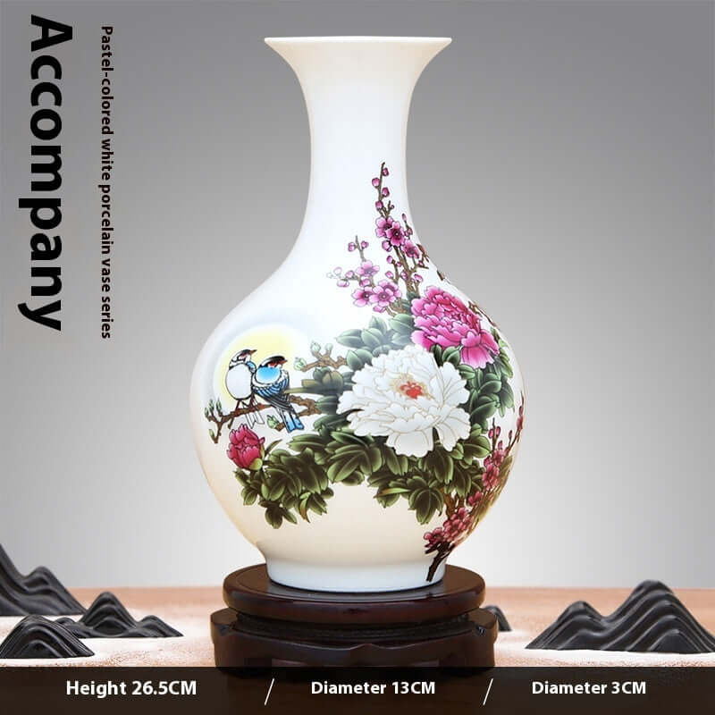 Jingdezhen Ceramics Neo Chinese Style Vase Ornaments