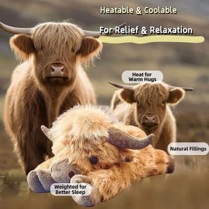 Highland Cow Plush Toy Creative Cartoon Household