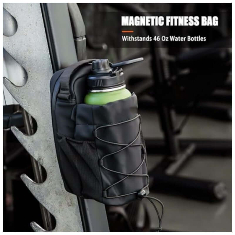 Hands Free Magnetic Gym Bag & Bottle Holder for Men & Women