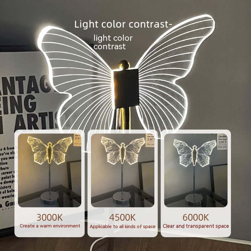 Bedroom Table Light Butterfly Night Lamp Bedroom Table Light