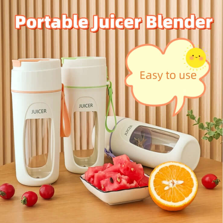 Portable Blender USB Rechargeable Juicer Cup for Outdoors