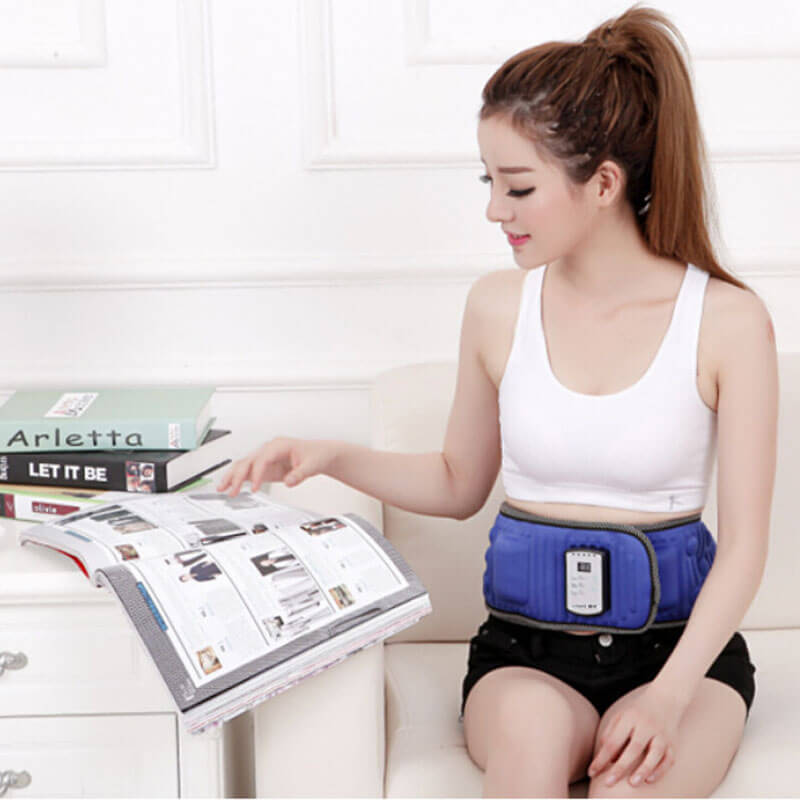 Waist Slimming Massage Belt with 5 Motors & Heat