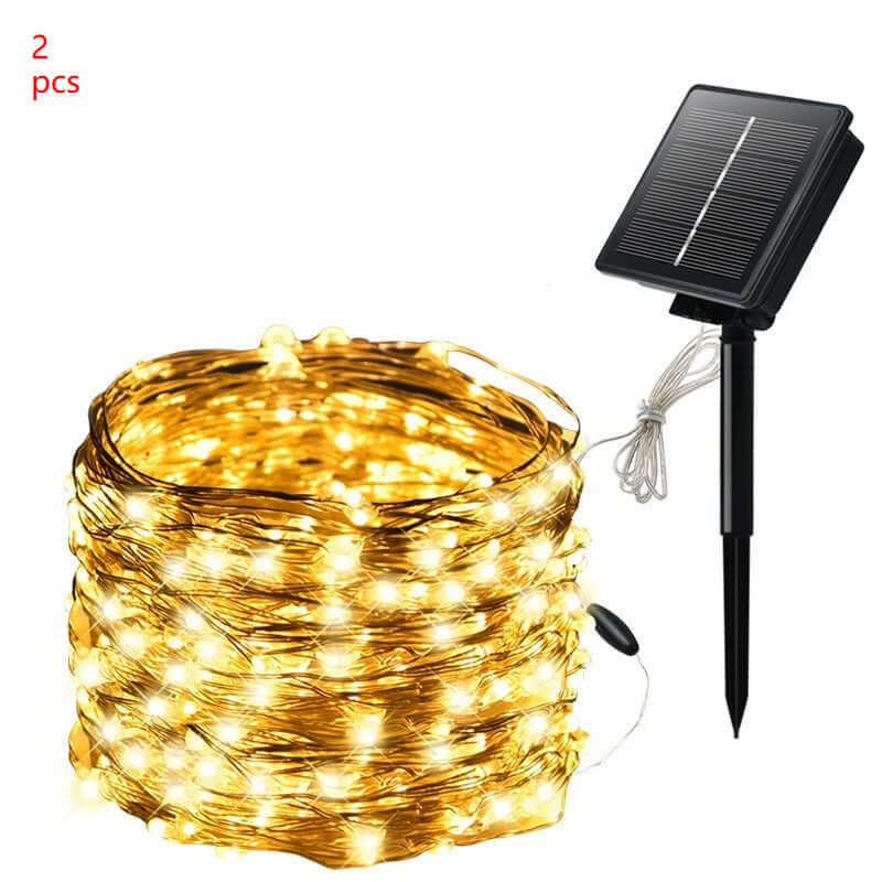 Outdoor Courtyard Colored Christmas Copper Wire String Light