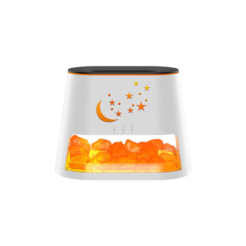 Salt Flame USB Ultrasonic Aroma Diffuser with Colorful Flame