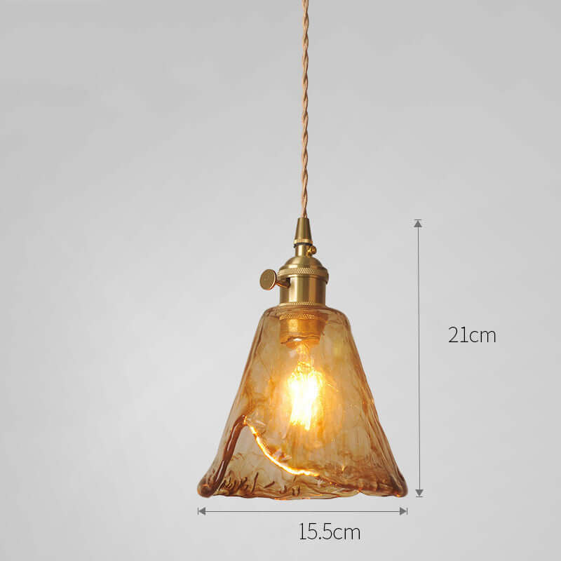 Cafe Brass Glass Chandelier Elegant Lighting Fixture