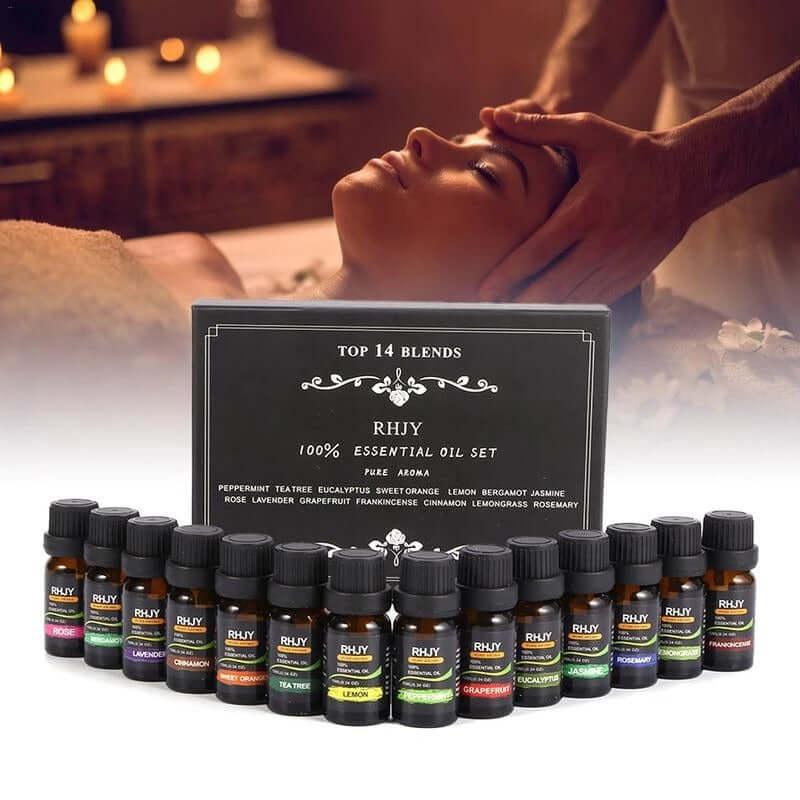 Diffusers Essential Oil Set 14-Bottle Aromatherapy