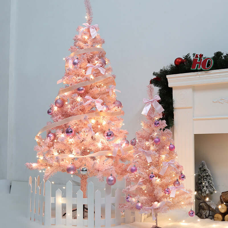 Pink Christmas Tree Decorations
