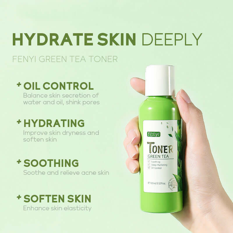 Skin Care Green Tea Toner 100ml Moisturizing Lotion