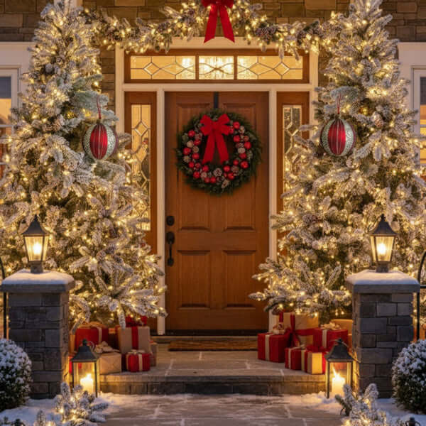 4PCS Set Glass Ball Ornaments christmas decorations for tree