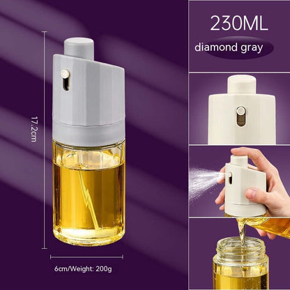 Press Oil Dispenser Cooking Oil Bottle