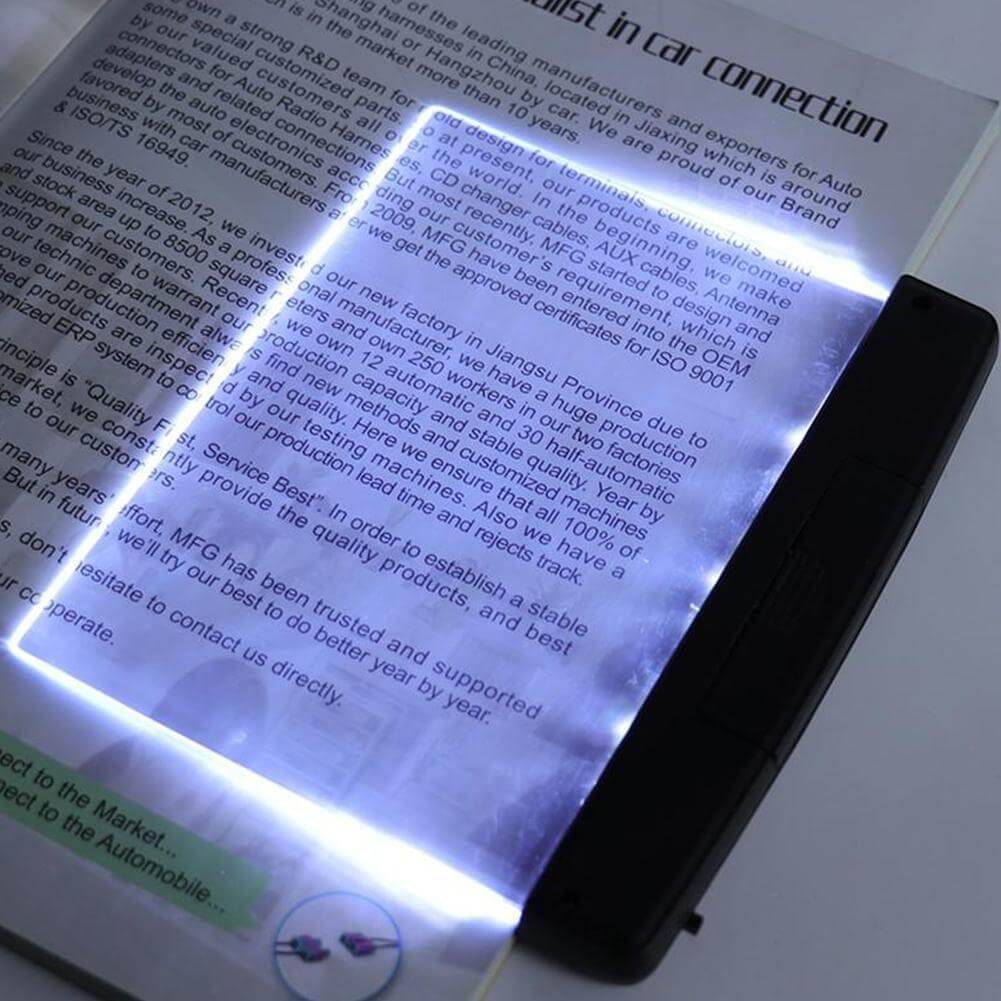 Multifunctional LED Tablet Night Vision Reading Light