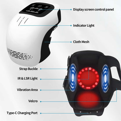 Wireless Rechargeable Knee Massager for Pain Relief