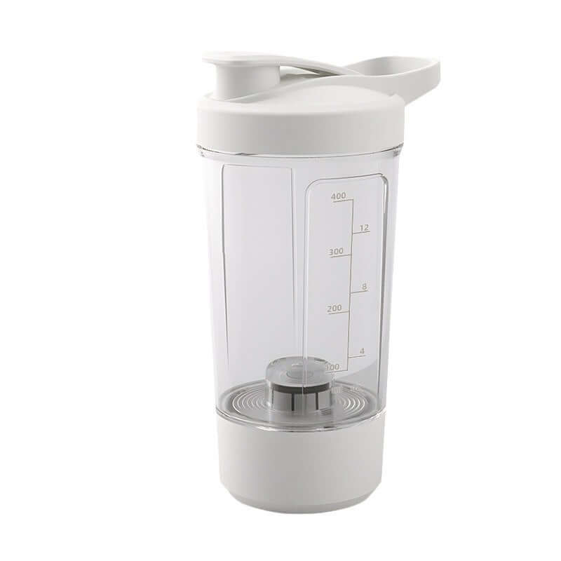 400ml electric protein powder mixing cup, automatic shaker, perfect for smoothies and gym use.