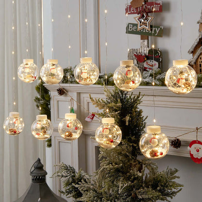 Christmas Led Wishing Ball String Lights Decorations