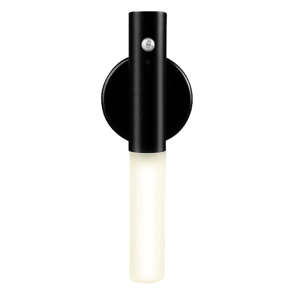 Auto LED USB magnetic night light with PIR motion sensor and warm light for corridors and cabinets.