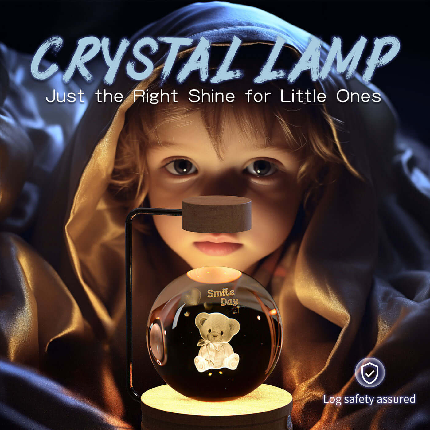 USB Powered Cosmic Dinosaur Crystal Ball Night Light, Warm Indoor Lamp, Perfect Gift