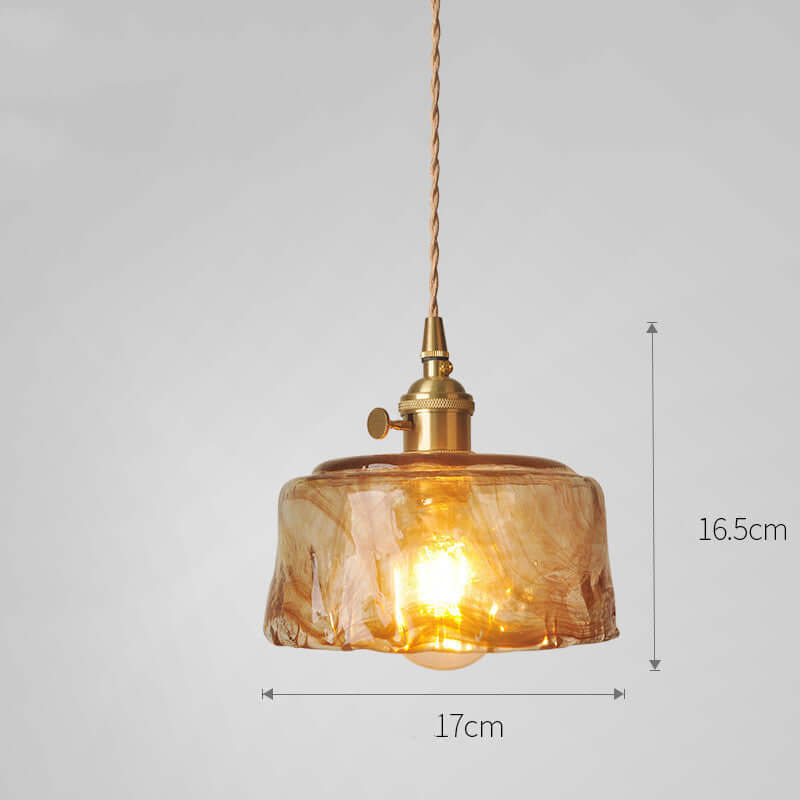 Cafe Brass Glass Chandelier Elegant Lighting Fixture